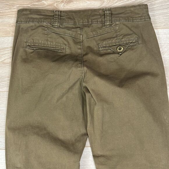 Daughters of the Liberation Anthropologie Brown Skinny Trouser Pants Size 2 - Picture 11 of 12